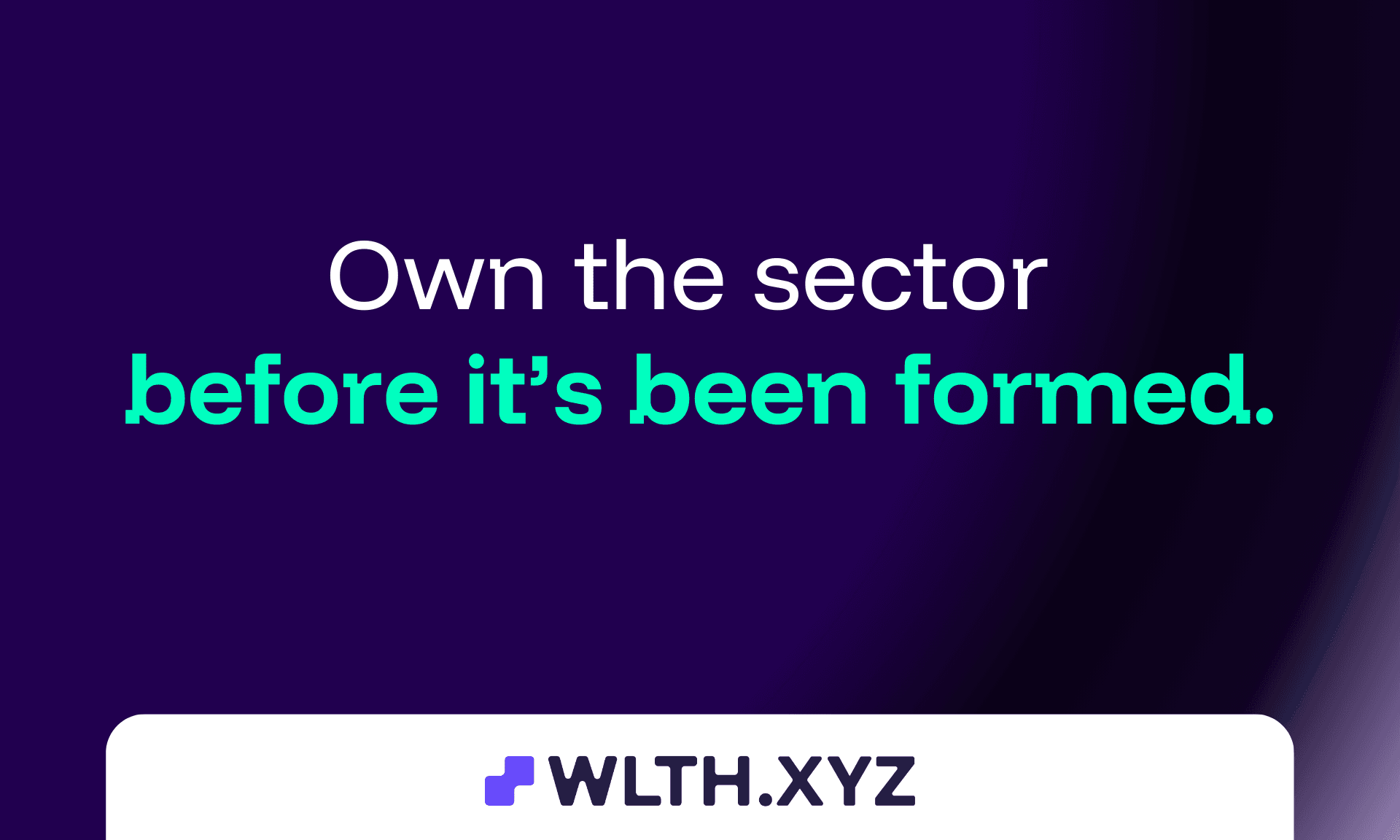 Owning Structural Shifts Before They List