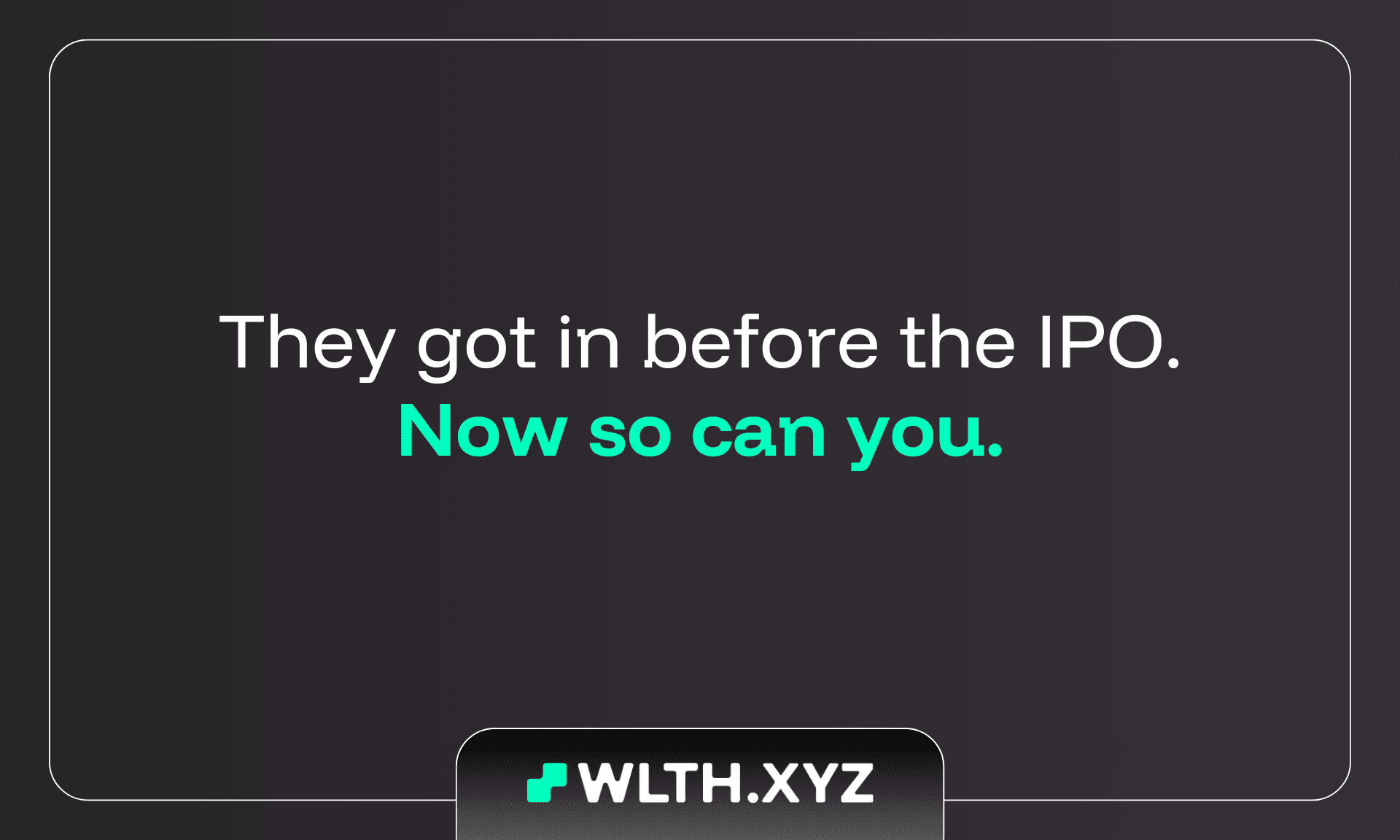 Unlisted Shares: Access Private Company Exposure on WLTH